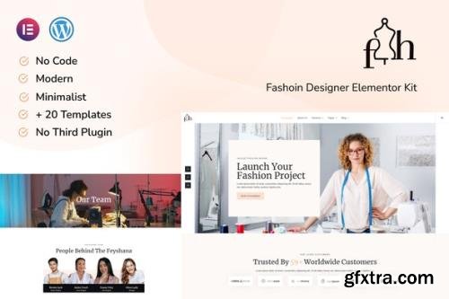 ThemeForest - Feyshana v1.0.0 - Fashion Designer Elementor Template Kit - 35846042