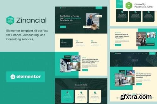 ThemeForest - Zinancial v1.0.0 - Finance & Accounting Services Elementor Template Kit - 35748123