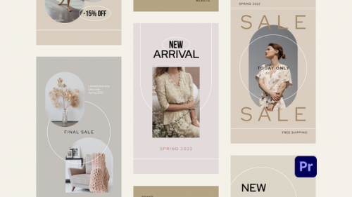 Videohive - Spring Sale Instagram Stories for Premiere Pro - 35844848 - 35844848