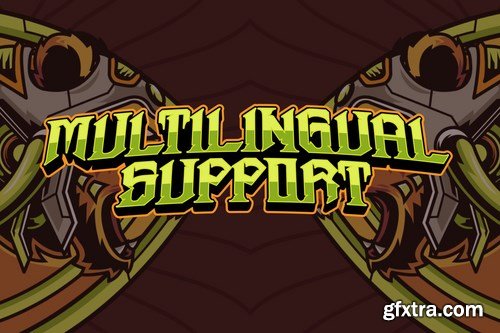 Valhalla Rizer - Esport Display Font