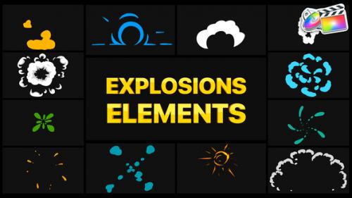 Videohive - Explosion Elements | FCPX - 35858644 - 35858644