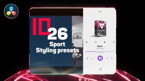 Videohive - Sport | Video Series for DaVinci Resolve - 35871688 - 35871688