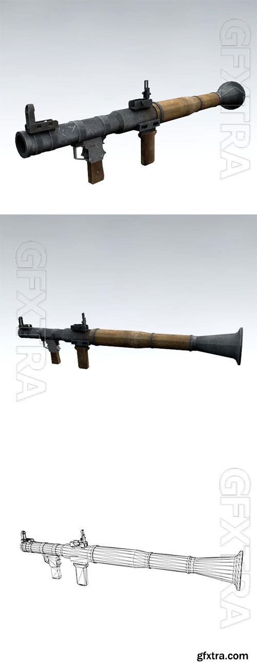 3D Models RPG-7 grenade launcher