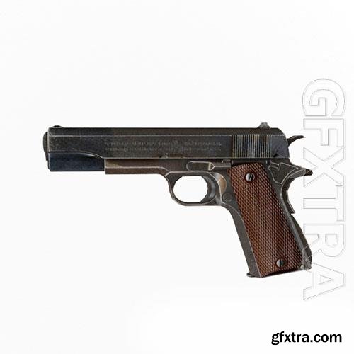 3D Models Colt M1911 pistol