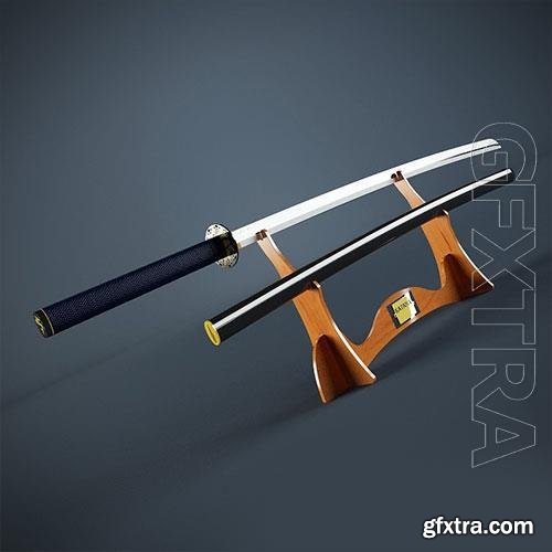 3D Models Katana - samurai sword