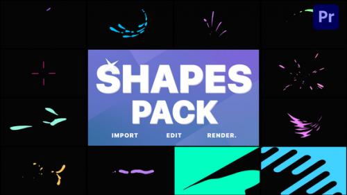 Videohive - Shapes Pack | Premiere Pro MOGRT - 35865329 - 35865329