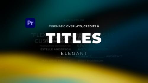 Videohive - Titles Elegant Cinematic 2 - 35871848 - 35871848