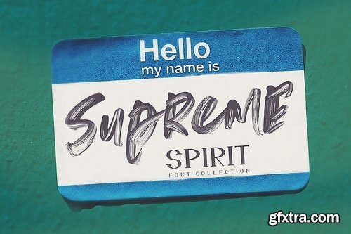 Supreme Spirit Brush Font 3483439