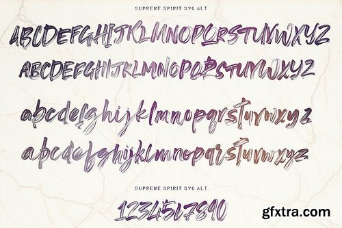 Supreme Spirit Brush Font 3483439