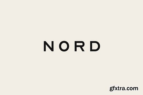 NORD - Minimal Display Typeface 3930703