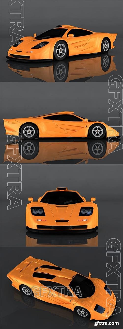 McLaren F1 1997 3D Model o89431