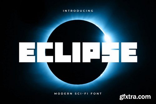 Eclipse - Modern Sci-fi Font