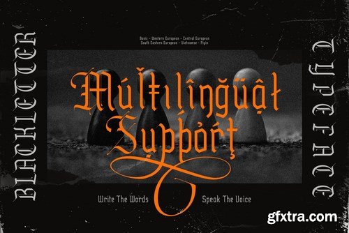 Hello Mytoys Blackletter Font