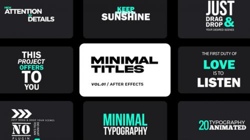 Videohive - Minimal Titles for Premiere Pro Vol 01 - 35874261 - 35874261