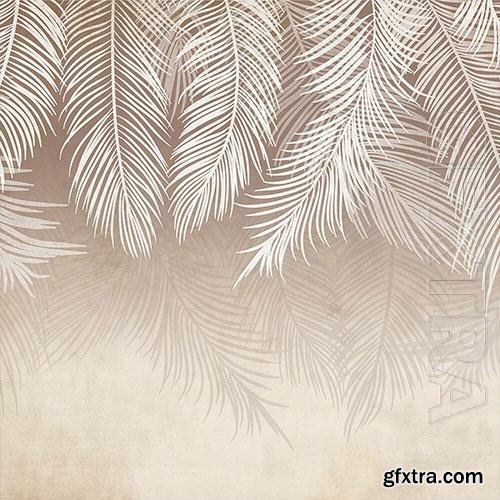 3D Texture with exotic leaves