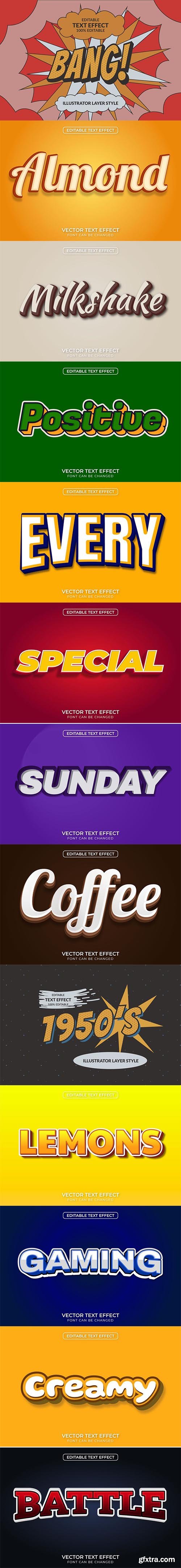 Editable Text Effect