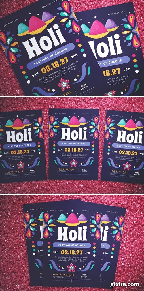 Holi Fest Flyer