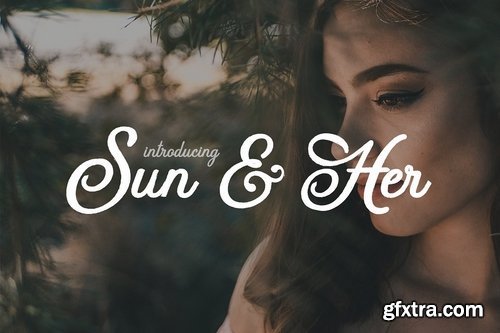 Sun &amp; Her Font (Rough Version) 2483192