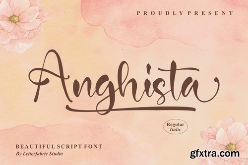 Anghista Beautiful Script Font