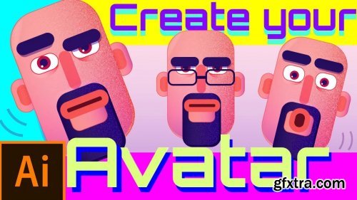 Create your AVATAR faces with Adobe Illustrator