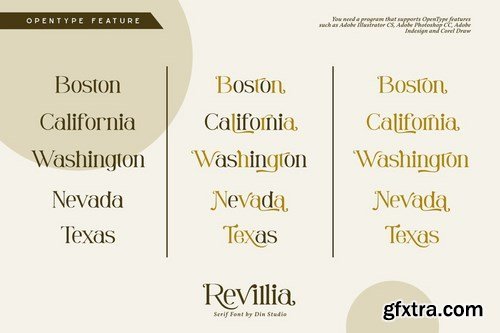 Revillia-Casual Serif Font