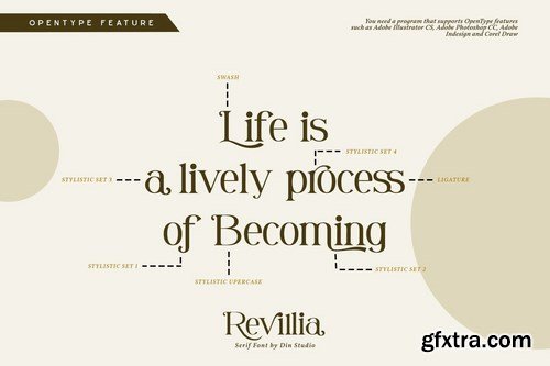 Revillia-Casual Serif Font