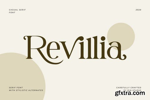 Revillia-Casual Serif Font