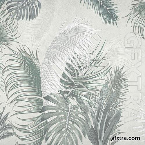 3D texture exotic plants