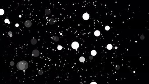 Videohive - Black And White Sharp Particles Loop - 35907230 - 35907230