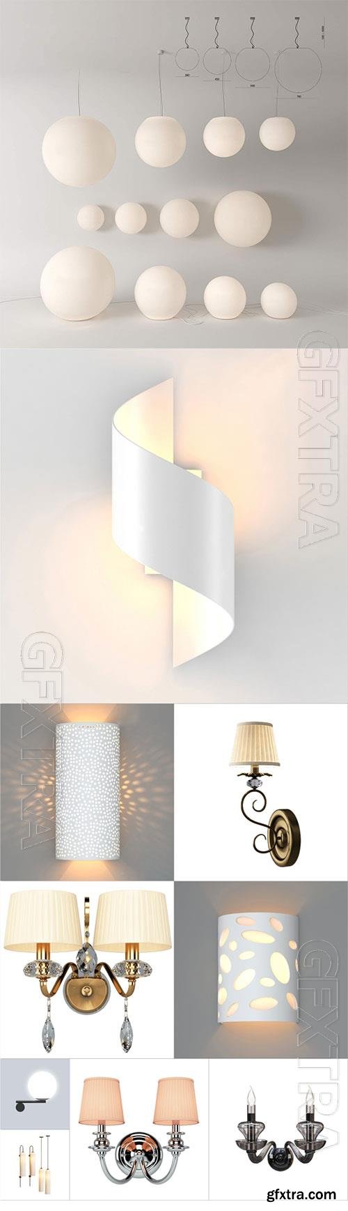 3D model Wall light Set 1