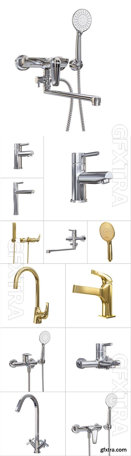 3D model Faucet Set 1