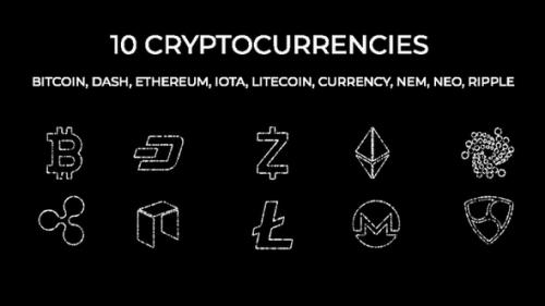 Videohive - Cryptocurrency Signs Pack 4K - 35917209 - 35917209