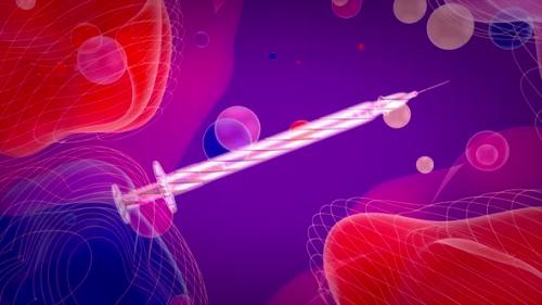 Videohive - 4K Abstract background of a vaccine concept - 35920096 - 35920096