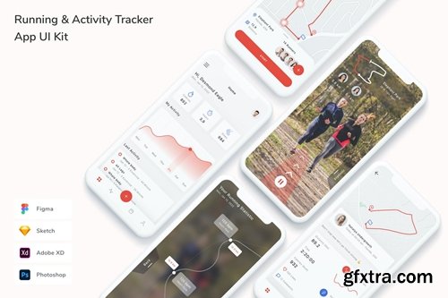 Running & Activity Tracker App UI Kit