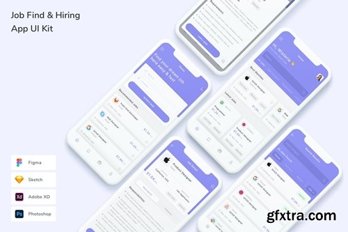 Job Find & Hiring App UI Kit