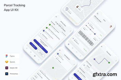 Parcel Tracking App UI Kit