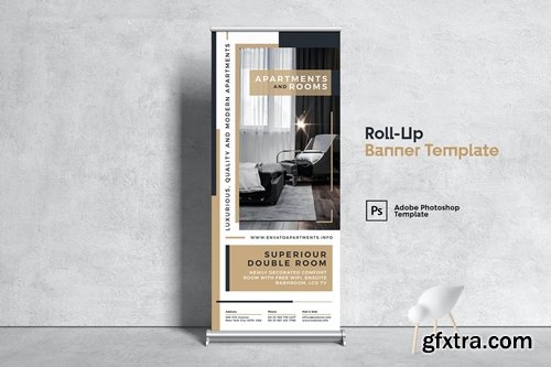 Apartments Roll-Up Banner Template