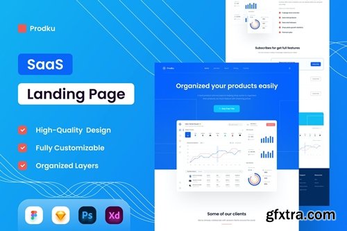 SaaS Landing Page - UI Design