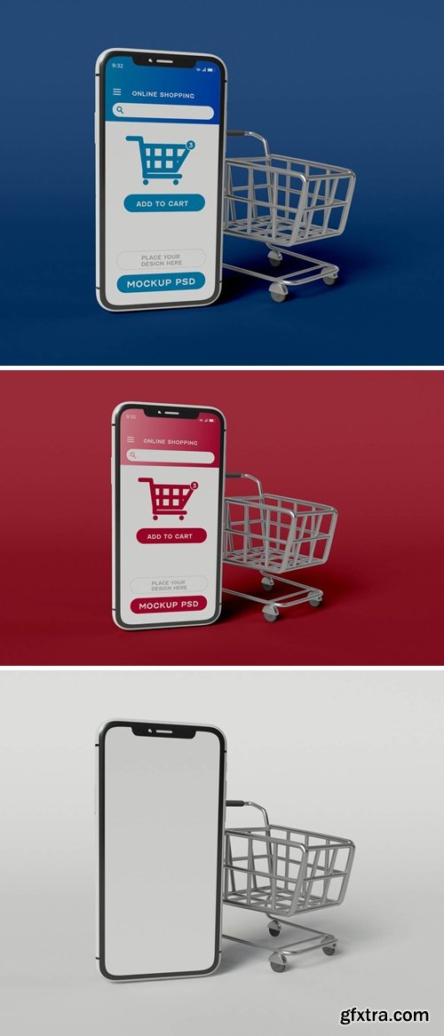 Smartphone Mockup. Online Shopping