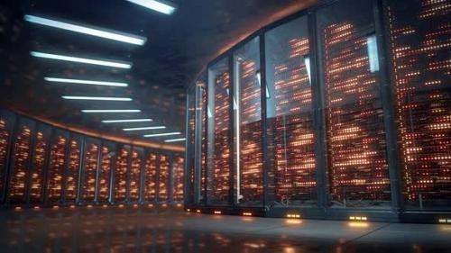 Videohive - Computer Servers In Data Center - 35937406 - 35937406