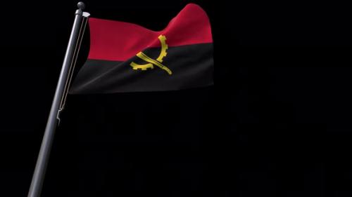 Videohive - Angola Flag With Alpha Channel 4K - 35938908 - 35938908