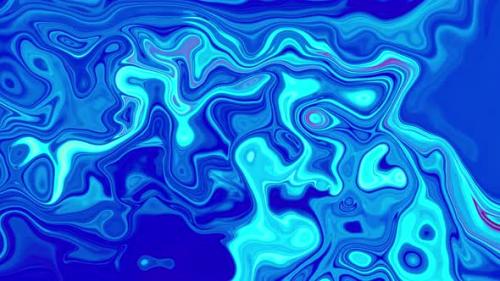 Videohive - Abstract liquid background. blue color wavy liquid background. Vd 212 - 33740897 - 33740897