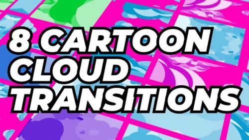 Videohive - Cartoon Cloud Transitions - 35889299 - 35889299