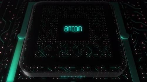 Videohive - Digital Circuit Board Bitcoin - 35891744 - 35891744