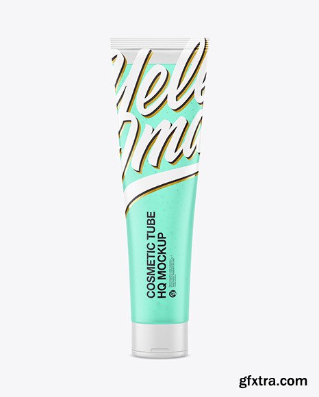 Transparent Cosmetic Tube Mockup 65801