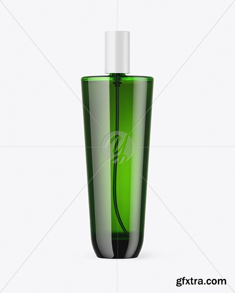 Green Glass Perfume Bottle Mockup 65881