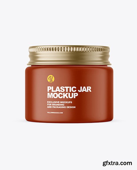 Matte Plastic Jar Mockup 65883