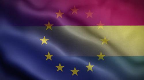Videohive - EU Bolivia Flag Loop Background 4K - 35906621 - 35906621