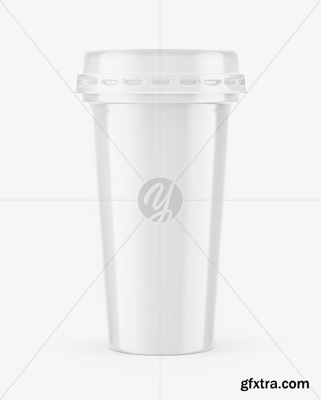 Glossy Yorurt Cup Mockup 65350