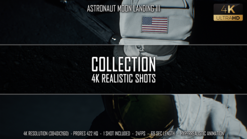 Videohive - Astronaut Moon Landing III - 35849499 - 35849499